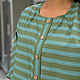 Striped blouse free size green. Blouses. NATALINI. Online shopping on My Livemaster.  Фото №2