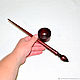 Spindle for spinning Pine (with base) Wooden shank #B9. Spindle. ART OF SIBERIA. My Livemaster. Фото №5