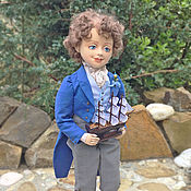 Куклы и игрушки handmade. Livemaster - original item Young Arthur gray, collectible author`s doll, artdoll. Handmade.