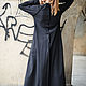 Spring dress, Black long dress-DR0082W2, Dresses, Sofia,  Фото №1