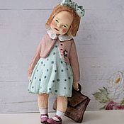 Куклы и игрушки handmade. Livemaster - original item Cotton wool Christmas tree toy girl mom`s assistant.. Handmade.