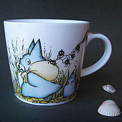 Посуда handmade. Livemaster - original item Copy of Copy of Copy of Mug Totoro. Handmade.