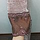 Evening dress elegant velvet pink a line with lace. Dresses. Yana Levashova Fashion. My Livemaster. Фото №4