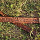 Leather men's belt 'brown'. Straps. schwanzchen. My Livemaster. Фото №4