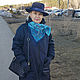 Fedor's hat is dark blue felted. Hats1. feltyland. Online shopping on My Livemaster.  Фото №2