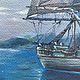 Заказать  Корабль у берега. Живописные картины Фании (faniya-art). Ярмарка Мастеров. . Картины Фото №3