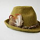 Шляпа для любимой куклы" Tirolerhut". Одежда для кукол. Fiona. Ярмарка Мастеров.  Фото №4