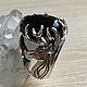 Кольцо ‘’Олень’’ из серебра с черным ониксом. Кольца. Shahinian Jewelry. Интернет-магазин Ярмарка Мастеров.  Фото №2