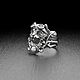 Кольцо Кот Байкер. Кольца. AlexFox Jewelry. Ярмарка Мастеров.  Фото №4