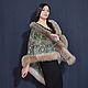 Pavlovsky Posad shawl 'Sadko' with fox fur, Shawls1, Moscow,  Фото №1