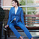 Women's Pantsuit BLUE System LATEST! Action!. Suits. BRAGUTSA. Online shopping on My Livemaster.  Фото №2