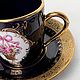 Заказать Винтаж: Кофейная пара фарфоровая Limoges кобальт винтаж Франция. Vintage Shop. Ярмарка Мастеров. . Сервизы винтажные Фото №3