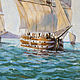 To buy oil painting, Buy seascape with sailboat. Sea. Pictures. pirogov-maxim. My Livemaster. Фото №5