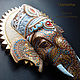 Lord Ganesha - Wooden - Handmade - Beaded - Hand-painted, Pictures, Stavropol,  Фото №1