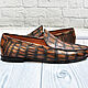 Men's loafer shoes, made of genuine crocodile leather. Loafers. SHOES&BAGS. My Livemaster. Фото №6