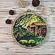 Cross-stitch Watermill in the forest, Pictures, Chelyabinsk,  Фото №1