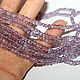 Заказать Розовый аметист 4мм нить 20см (арт.Ам 28). Beads. Ярмарка Мастеров. . Бусины Фото №3