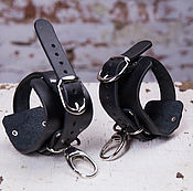 Субкультуры handmade. Livemaster - original item Handcuff genuine leather. Handmade.