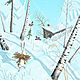 Тени на снегу , авторский принт, Картины, Москва,  Фото №1