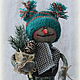 Snowman Vitya. Interior doll. Goog attik Laura 9437. Online shopping on My Livemaster.  Фото №2