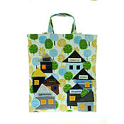 Сумки и аксессуары handmade. Livemaster - original item A shopper bag made of handmade fabric to buy. Handmade.