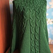 Одежда handmade. Livemaster - original item Poncho Emerald.. Handmade.