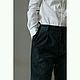Брюки мужские из конопли канвас Hemp Single Pleat Pant 2 Garment Dyed. Брюки мужские. VÄN Studio. Ярмарка Мастеров.  Фото №6