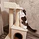 Order A small house for cats. Custom made to size. Workshop for dogs and cats. Livemaster. . Scratching Post Фото №3