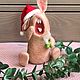 Игрушка из шерсти заяц Зеваяц. Войлочная игрушка. Анастасия Алферова Сreme brulee. Ярмарка Мастеров.  Фото №6