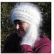  Пуховая шапочка ---Азиатский колосок---. Шапки. Саша Климова (Вяжем из козьего пуха). Ярмарка Мастеров.  Фото №5