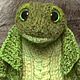 Лягушонок, интерьерная вязаная игрушка. Мягкие игрушки. Вязаные Игрушки для Души. Ярмарка Мастеров.  Фото №5