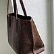 Заказать Сумка-шоппер из змеиной кожи коричневого цвета. Chic bags. Ярмарка Мастеров. . Сумка-шоппер Фото №3