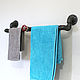 Wall-mounted towel rack in loft style. Clothes Hangers and Hooks. dekor-tseh. My Livemaster. Фото №4