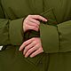 Длинная куртка в красивом оливковом оттенке. Куртки. Natalia Butrim. Ярмарка Мастеров.  Фото №6