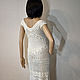 Silk dress Abigail. Hook, natural silk. Dresses. Crochet by Tsareva. Online shopping on My Livemaster.  Фото №2