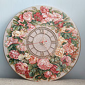 Для дома и интерьера handmade. Livemaster - original item Large Interior clock - 