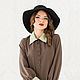 Wide-brimmed hat Classic. Color black. Hats1. Exclusive HATS. LANA ANISIMOVA.. My Livemaster. Фото №4