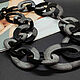 Order Necklace chain made of black Water Buffalo Horn. - Olga - Mari Ell Design. Livemaster. . Necklace Фото №3