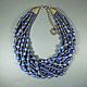 Blue Lapis Lazuli Necklace Handmade, Necklace, St. Petersburg,  Фото №1