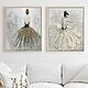 BALLERINA PAINTING, OIL PAINTING DIPTYCH. Pictures. orlovaalla. Online shopping on My Livemaster.  Фото №2