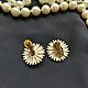 Заказать Винтаж: Винтажные клипсы с эмалью. Vintage_jewelry_nsk (Ольга и Светлана). Ярмарка Мастеров. . Серьги винтажные Фото №3