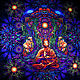 Медитативное флюрное полотно «Fractal Shambhala». Гобелен. Fractalika. Ярмарка Мастеров.  Фото №5