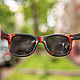 "Alpha L Black" от Timbersun, деревянные солнцезащитные очки. Очки. Уникальные аксессуары Timbersun. Ярмарка Мастеров.  Фото №6