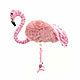 Pendant, Flamingo. Flamingo Christmas Tree Toy. Christmas gifts. Dolls Elena Mukhina. Online shopping on My Livemaster.  Фото №2