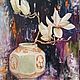 Pintura Al óleo rama de orquídea, Pictures, Zelenograd,  Фото №1
