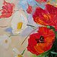 Order Painting with a bouquet of flowers in a vase canvas 30 by 40 cm. paintmart (oikos). Livemaster. . Pictures Фото №3