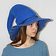 Blue fairy hat, available in size 56-58. Carnival Hats. STUDIO-FELT Katerina Alekseeva. Online shopping on My Livemaster.  Фото №2