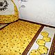 Комплект чайный "Золотой запас". Салфетки. Тётушка Осока (AuntieSedge). Ярмарка Мастеров.  Фото №6