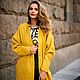 Oversize coat ' Sunny mustard'. Coats. Alexandra Maiskaya. My Livemaster. Фото №4
