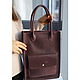 Bag for women leather Burgundy (leather bag for women). Classic Bag. migotobags. My Livemaster. Фото №5